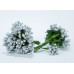 Тычинки с микробисером 8,5см цвет серебро, букет 12шт
