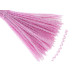 Синельний дріт, люрекс, рожевий, 6x300 мм