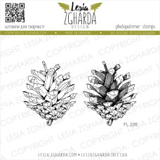 Набір штампів, Шишки, 10х10см, Lesia Zgharda
