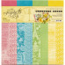 Набір фонового паперу для скрапбукінгу Ephemera Queen, 8 аркушів, 30х30 см, Graphic 45