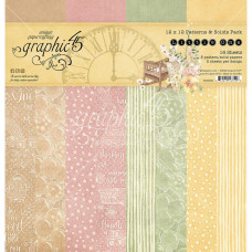 Набор для скрапбукинга Little One Patterns & Solids, 30.5х30.5 см, 8 листов, Graphic 45