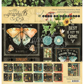 Набор скрапбумаги Life is Abundant 30х30 см, 24 листа + наклейки, Graphic45