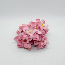 Декоративна квітка гарденії рожевого кольору, 6 см., 1 шт.