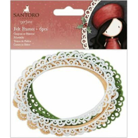 Набір фетрових заготовок Santoro's Gorjuss Felt Shapes, 6 од.
