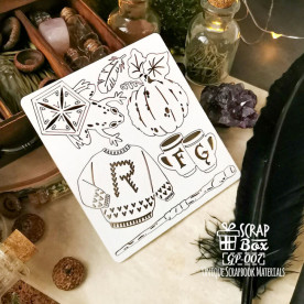 Набор чипбордов, Гарри Поттер, Рон, 98х110 мм, ScrapBox