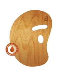 Палітра деревяна, овальна, Модерн, ергономічна, промаслена, 30х40см, Rosa Gallery