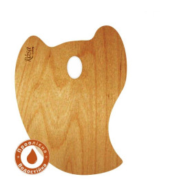 Палитра деревянная, перчикоподобная, Модерн, промасленная, 30х40см, Rosa Gallery