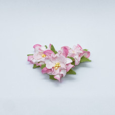 Цветок гардении нежно розового цвета, 1 шт, 4 см