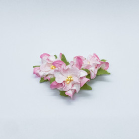 Цветок гардении нежно розового цвета, 1 шт, 4 см