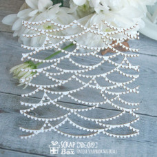 Чіпборд гірлянди фонові, 100 * 100 мм від Scrapbox