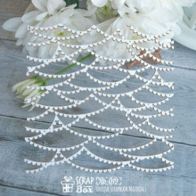 Чіпборд гірлянди фонові, 100 * 100 мм від Scrapbox