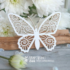 Чипборд бабочка, 90*65 мм от Scrapbox