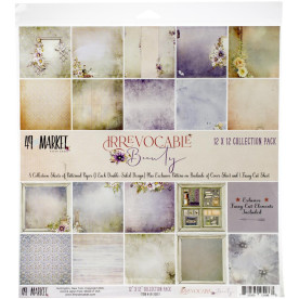 Набір скраппаперу  Irrevocable Beauty 30х30 см. 8 арк. + 1 арк. 49 and Market