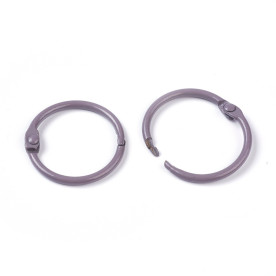 Кільце рознімне, 1 шт, сіро-бузковий, 31 мм