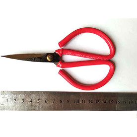 Ножниці ремісничі, червоні, 16 см, 1 од
