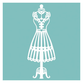 Чипборд Манекен 164*76 мм, Вензелик