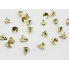 Дзвіночок металевий, колір золото, 1 шт, 12 мм