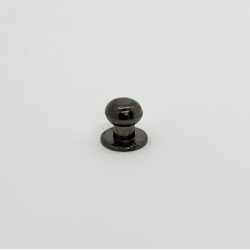 Ручка декоративна металева, темне срібло, 12х12 мм