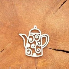 Чіпборд Чайник із завитками, 1 шт. WOODChic