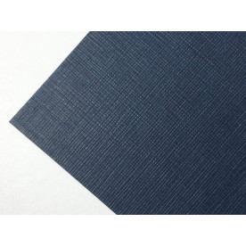 Папір з текстурою льону Imitlin fiandra blu notte 30х30 см, щільність 125 г/м2