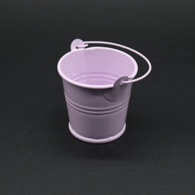 Декоративне відро маленьке, колір бузковий, 6 см