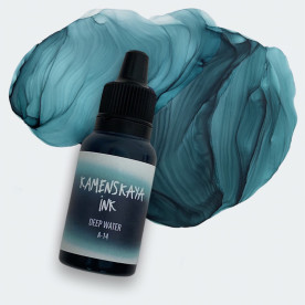 Алкогольне спиртне чорнило A-14 Глибока вода, 15 мл, Каменська