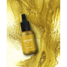 Алкогольні спиртові чорнила, розшаровующі, Жовта Охра, 30 мл, Каменська