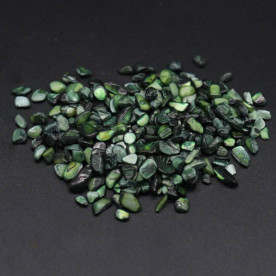 Декоративні поліровані камінчики, зелений, бл. 70 гр