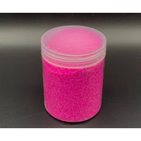 Декоративный песок в баночке, розовый, 480 грамм