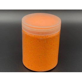 Декоративный песок в баночке, оранжевый, 460 грамм