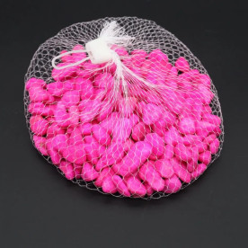 Декоративні камінці, яскраво рожевий, 130 гр