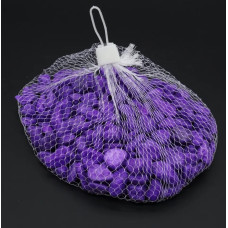 Камушки декоративные, фиолетовый, 130 грамм
