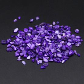 Декоративные полированные камушки, светло-фиолетовый, 70 гр