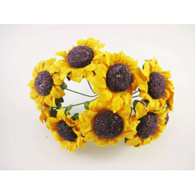 Подсолнухи на ветке, 10шт/пучок