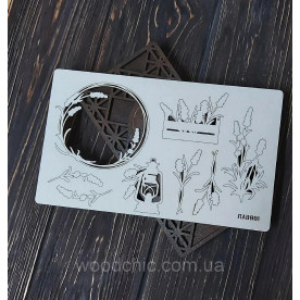 Чіпборд, набір Лаванда 001, Woodchic