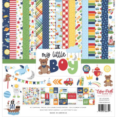 Набор скрапбумаги My Little Boy 30х30 12 листов + наклейки Echo Park