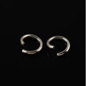 Набор колечек соединительных, 10 шт, цвет серебро, 8.5 мм