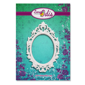 Декоративная фигурка, Рамка барокко, 45x65 мм, 1 шт, Lana Odis