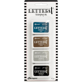 Набір перманентного чорнила Letter It Stamping Ink Set 01, Ranger