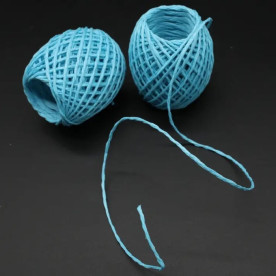 Паперовий шнур, колір блакитний, рулон 20 м