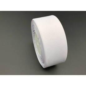 Лента репсовая, белый, 4см, 1м