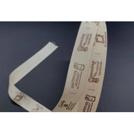 Лента декоративная с узором, хлопок, Original HandMade, 2,5см, 1м