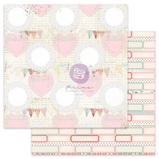Скраппапір Sweet Laces - Love Notes, 30х30 см, Prima