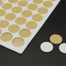 Вспененные клеевые кружки 25х2 мм, 90шт/ лист