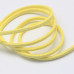 Шнур искусственная замша, 2.7 мм, 90 см, желтый