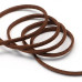 Шнур штучна замша, 2.7 мм, 90 см, коричневий