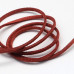 Шнур искусственная замша, 3 мм, 90 см, красный