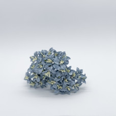 Набір паперових лілій, колір блакитний, 2.5 см, 5 шт.