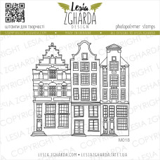 Штамп, Амстердам, 6,2х6см, Lesia Zgharda