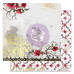 Скраппапір A Little Damask - Magnolia Rouge, 30х30 см, Prima